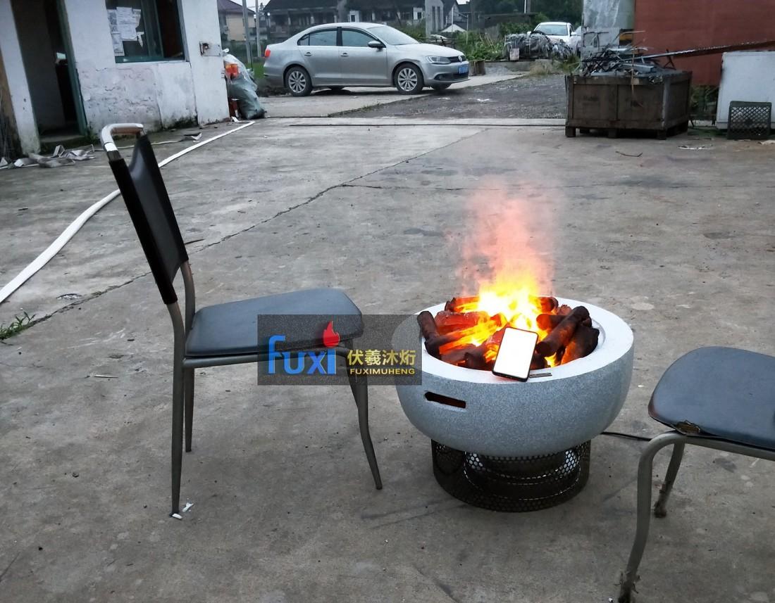 日本户外防水伏羲雾化壁炉设计-8