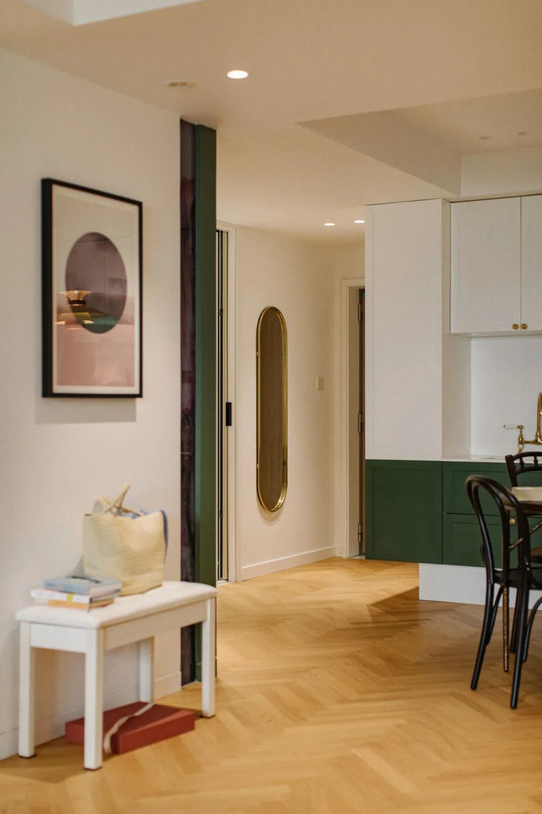 绿意复古，108㎡二手房变身温馨美宅-40