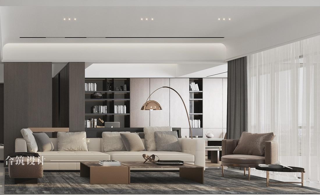 现代极简主义 · 翡翠绿洲室内设计-2