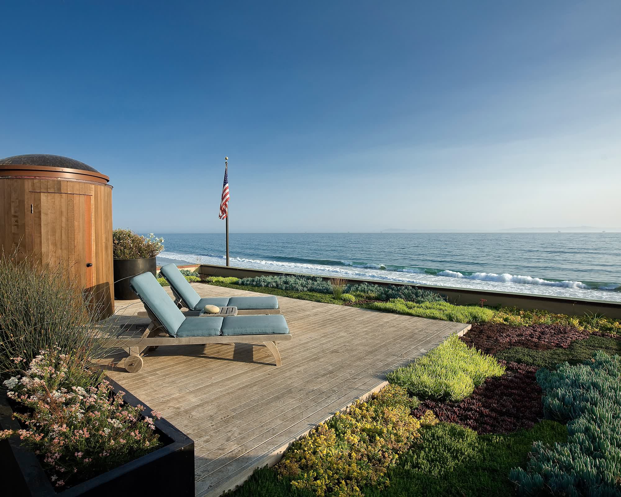 加州海岸别墅景观设计 | 模糊室内外界限,打造绿色生态空间-12