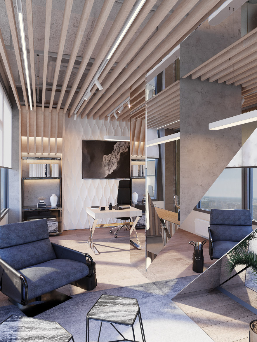 莫斯科城市当代办公室设计丨俄罗斯莫斯科丨ANDREW PORVATOV | TADA DESIGN-10