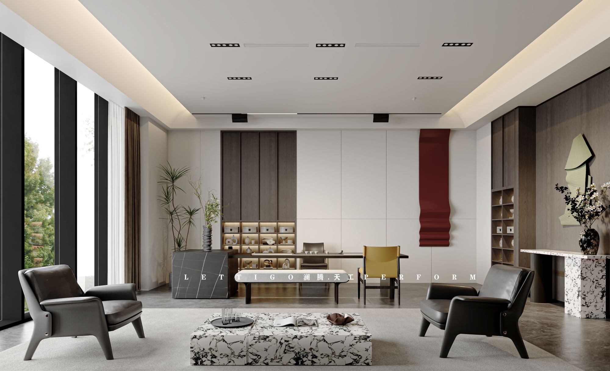 售楼部工装案例-13