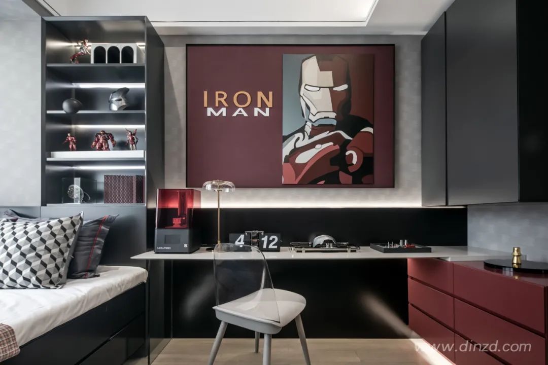 广州 185㎡叠墅样板间，演绎轻快都市生活-28