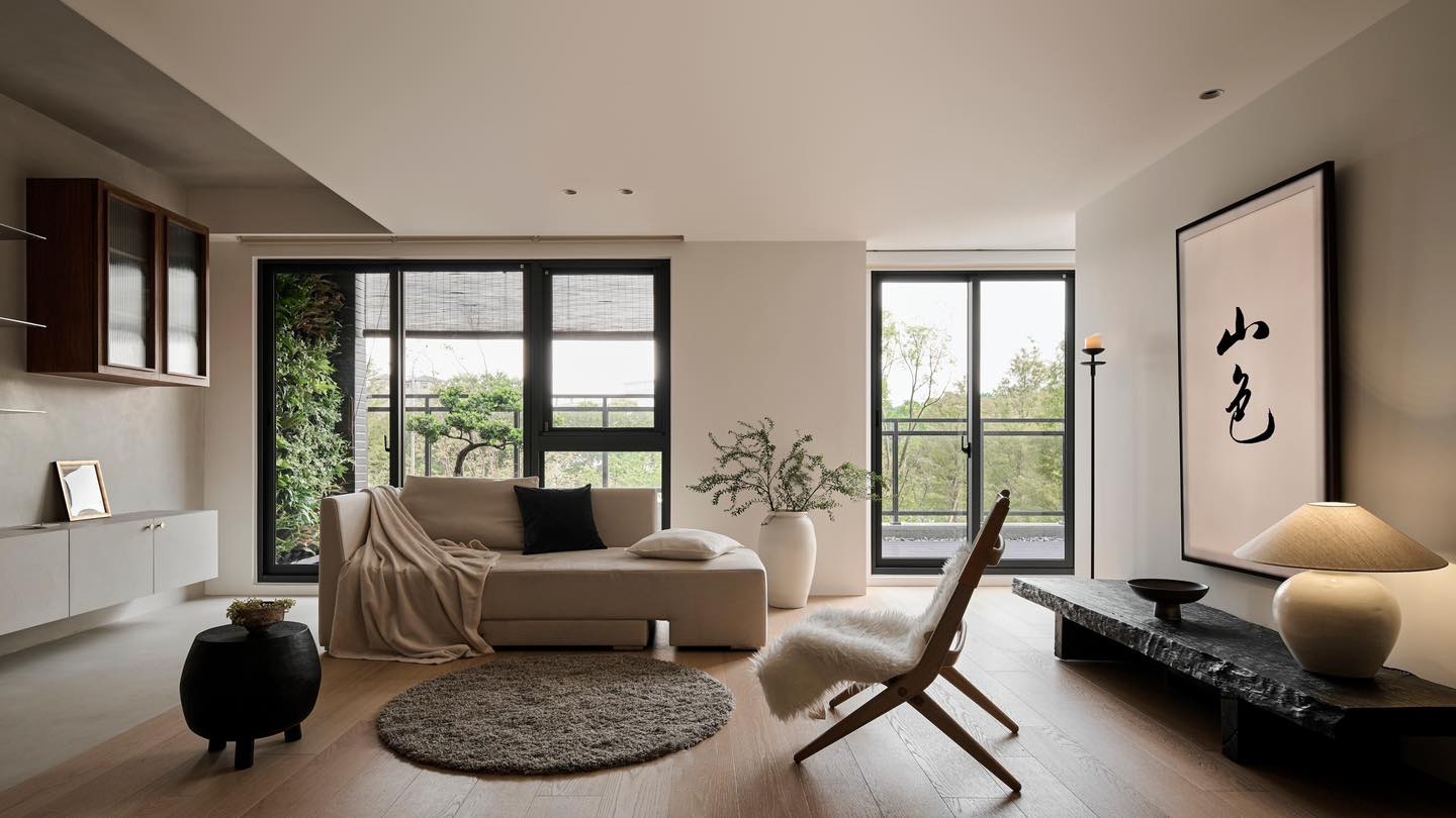 参色 · 台湾四口之家的极简栖居丨中国台北丨璞沃空间设计-0