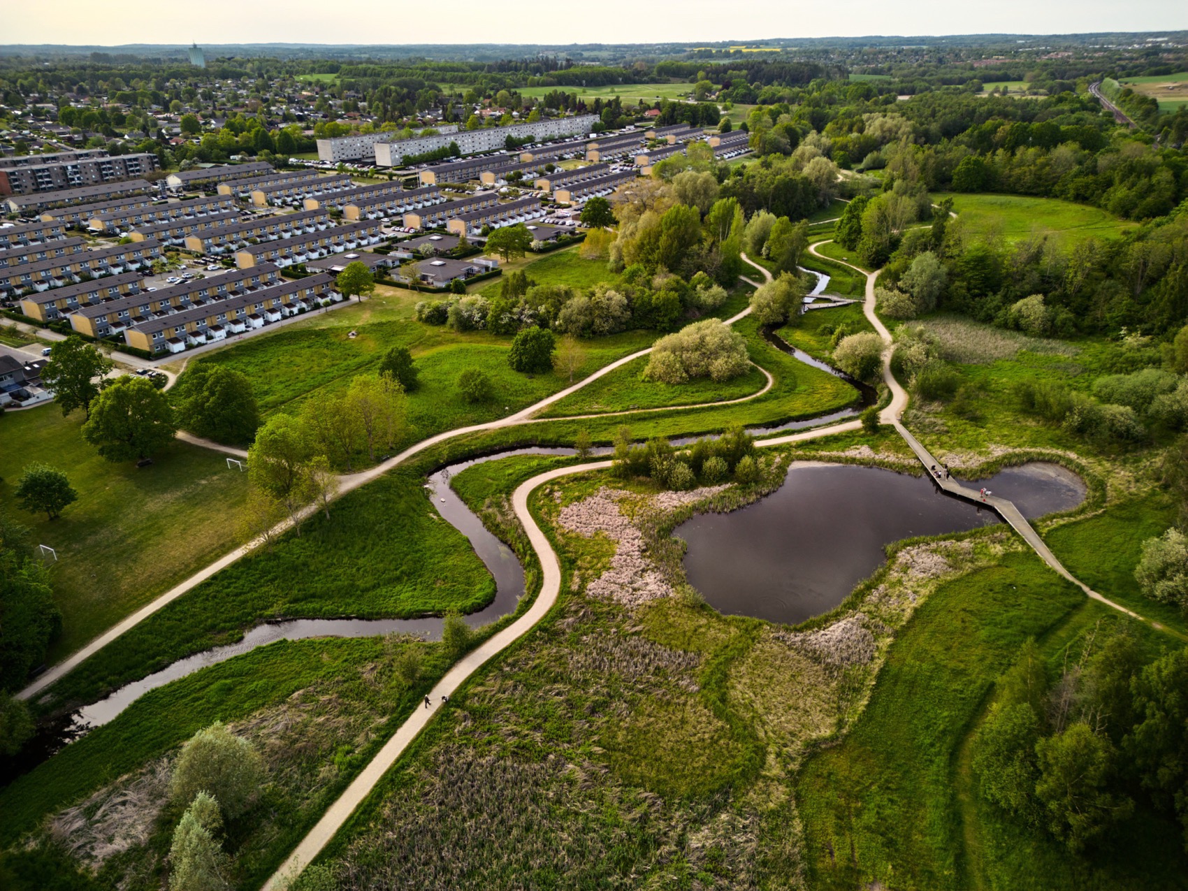 Kokkedal 气候适应城市游乐场丨丹麦丨Schønherr-29