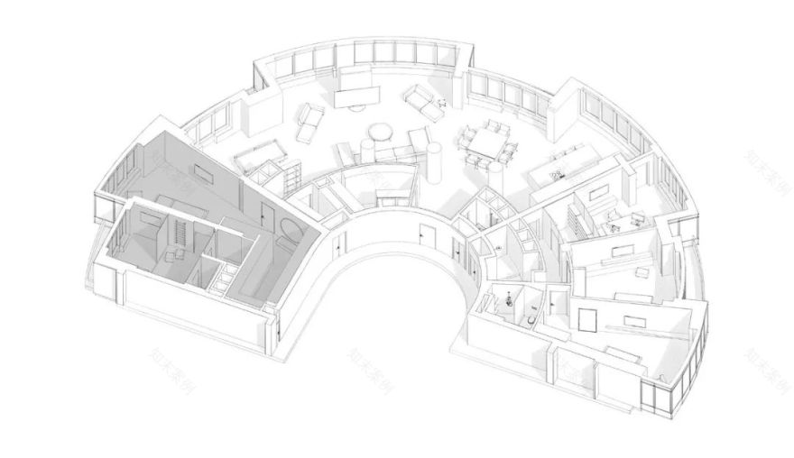 基辅 Yogo Apartment | 现代洞穴风格公寓设计-30