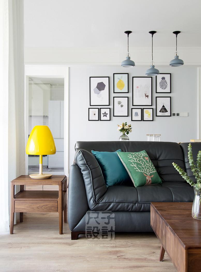 北欧风阳光宅,原木色家具营造舒适氛围-14