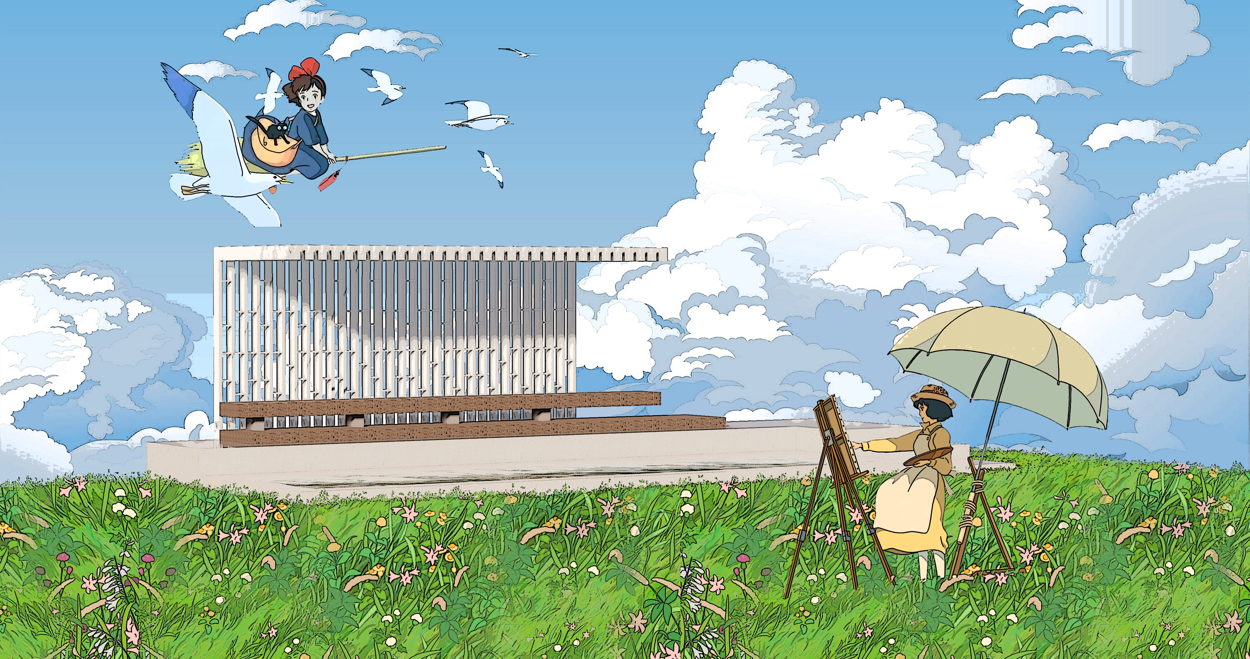 景观设计插画风格作品集 2-12