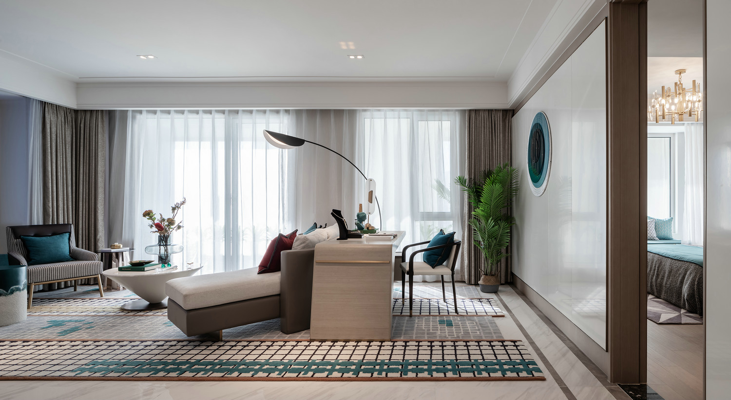 烟台新城明昱锦园143户型样板间-4