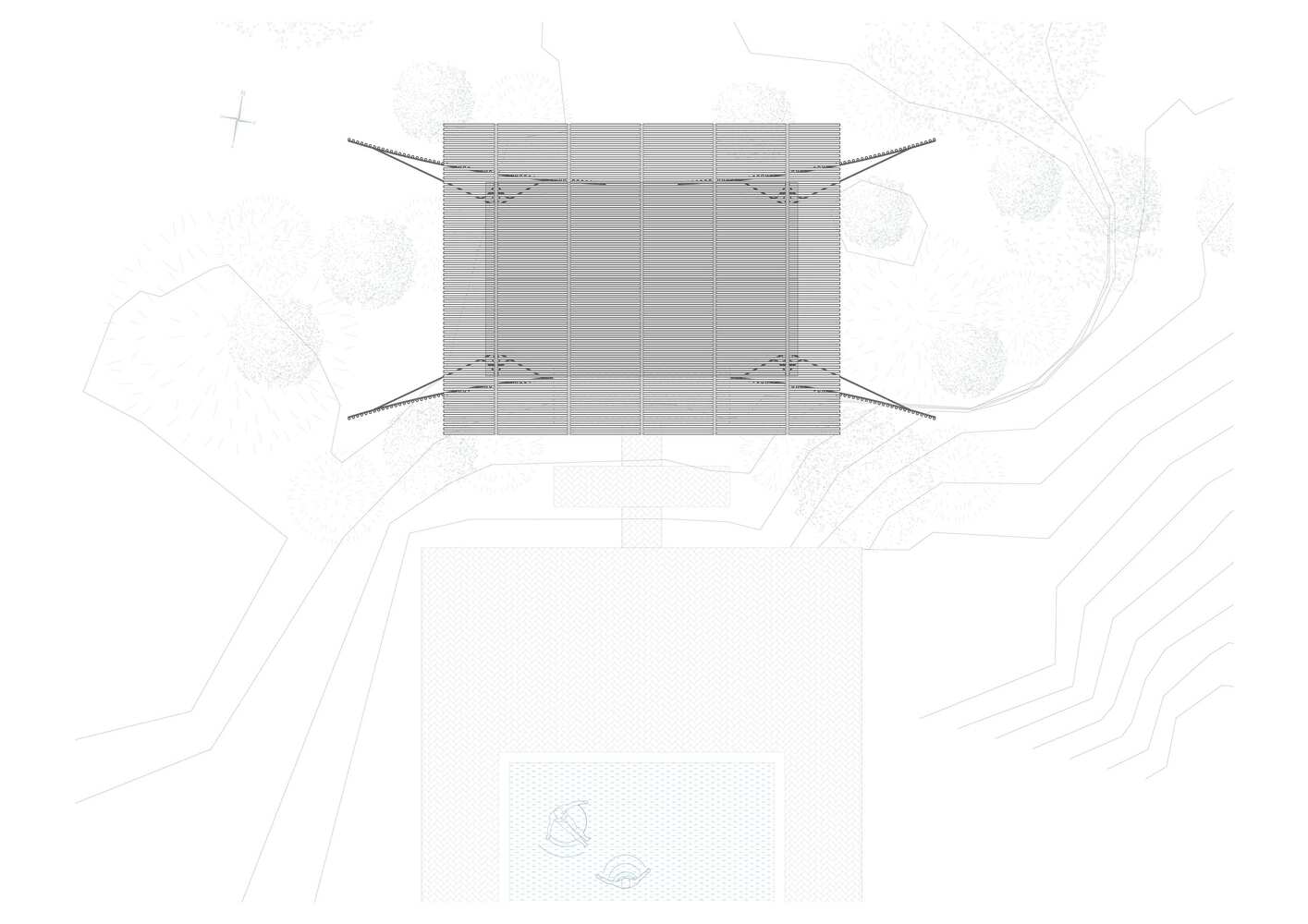 HOU  NO  HANE休息凉亭设计丨雅克  维茨（Jacques Wirtz）-9