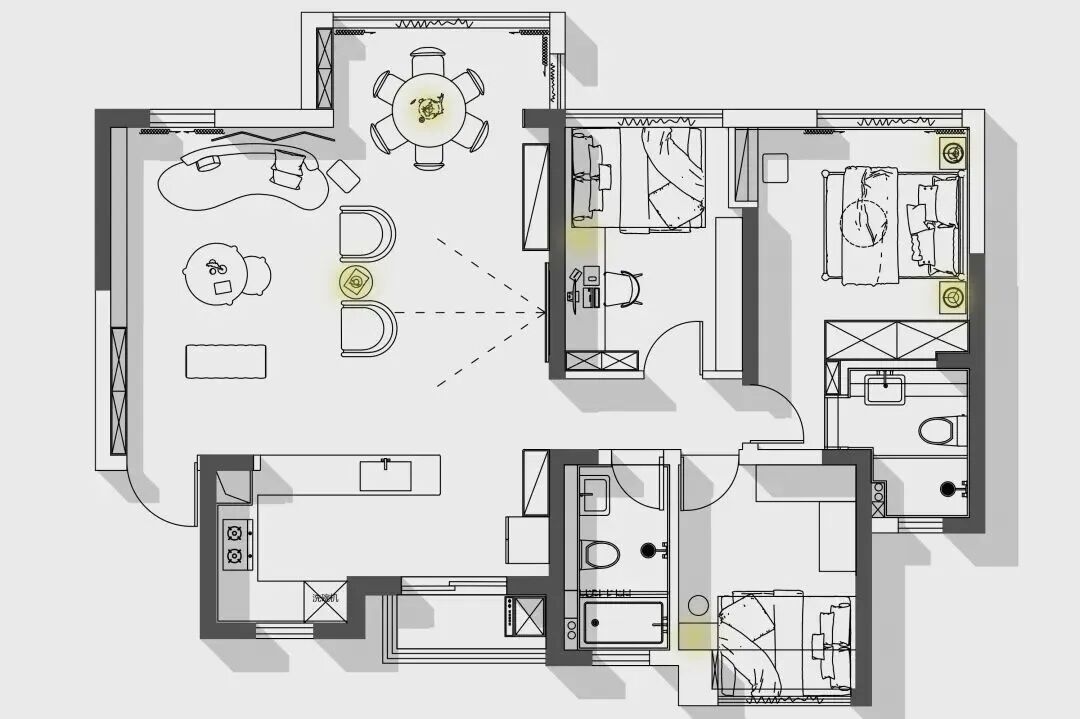 绿地康桥公馆丨中国宜宾丨悦家全案设计-4