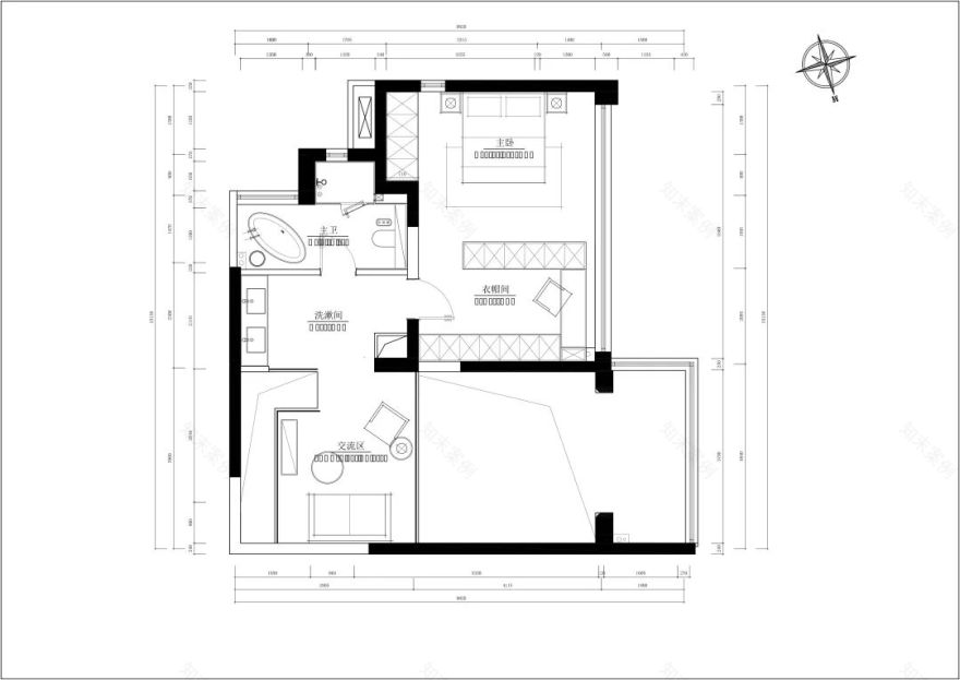 成都私宅 · 现代极简轴转空间的魅力探索丨中国成都丨原色原宿空间设计-22