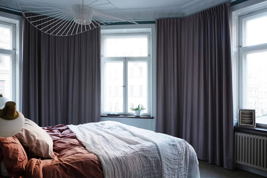 瑞典斯德哥尔摩古典与现代融合的宽敞公寓-12