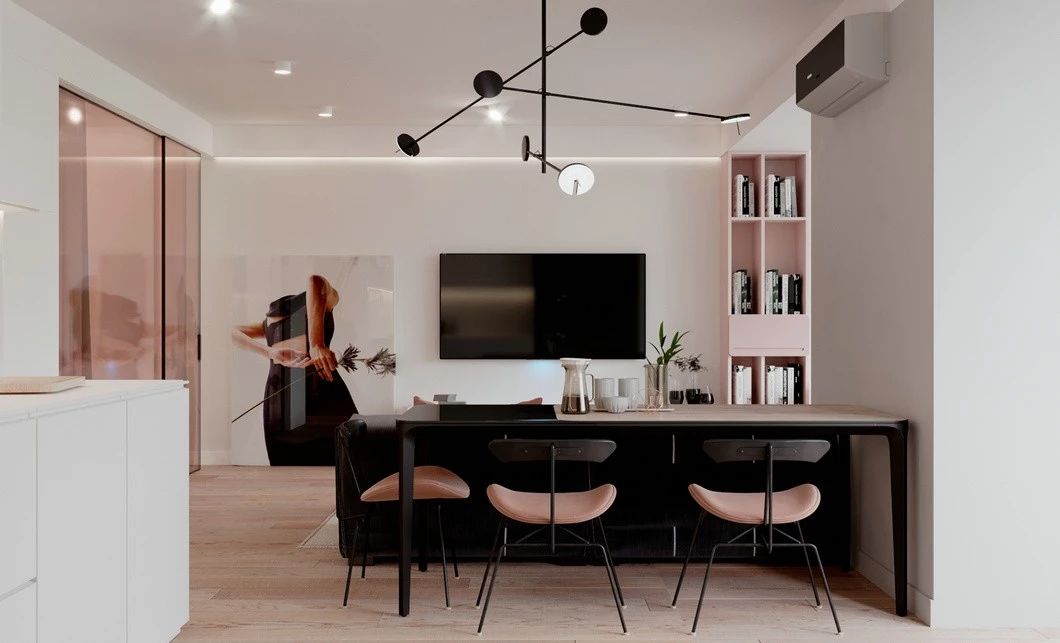 优雅灰粉配，打造梦幻家居空间-3