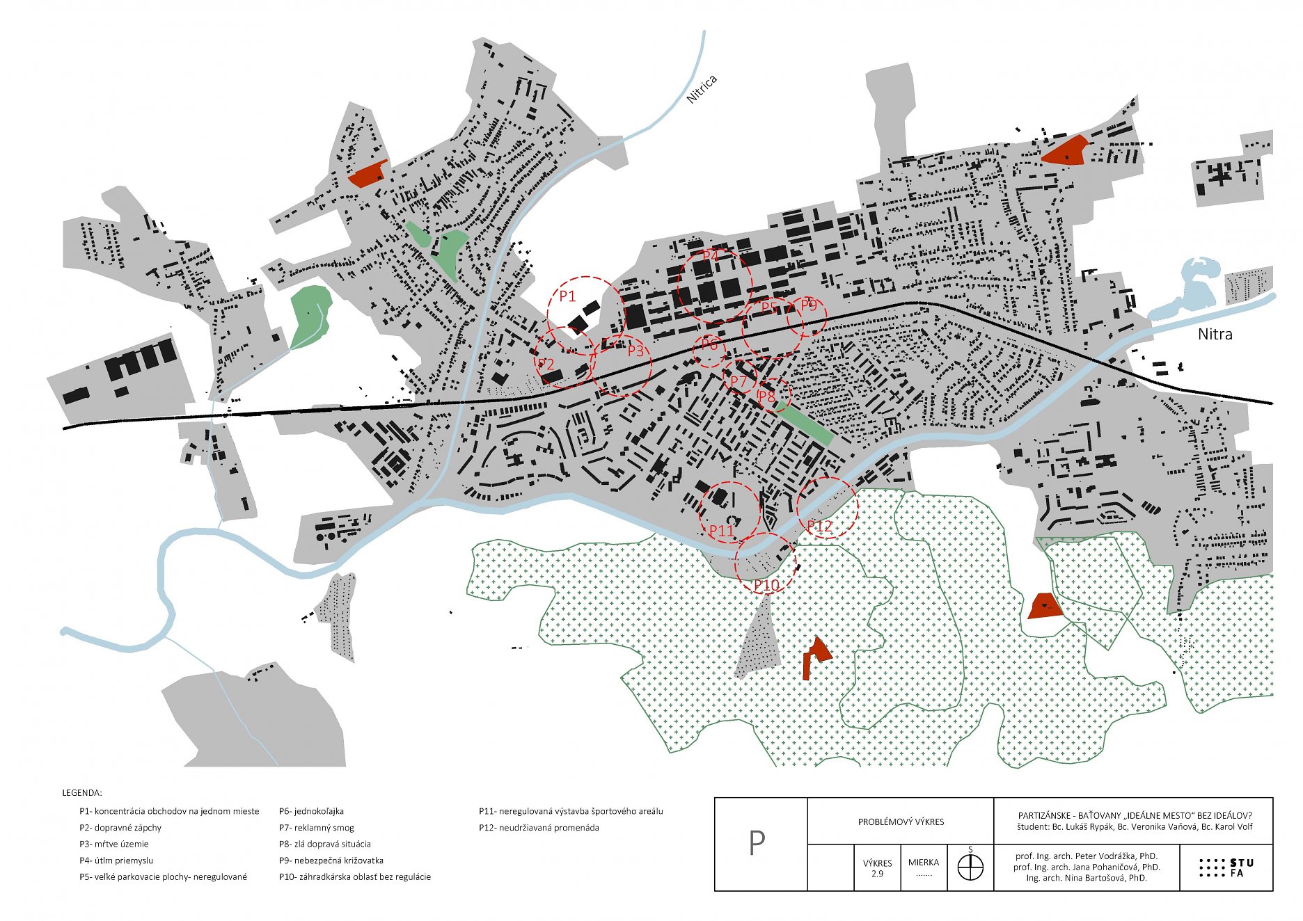 Partizánske  Baťovany工业区复兴设计方案丨斯洛伐克丨Bc. Lukáš Rypák等三人团队,与教授合作-25