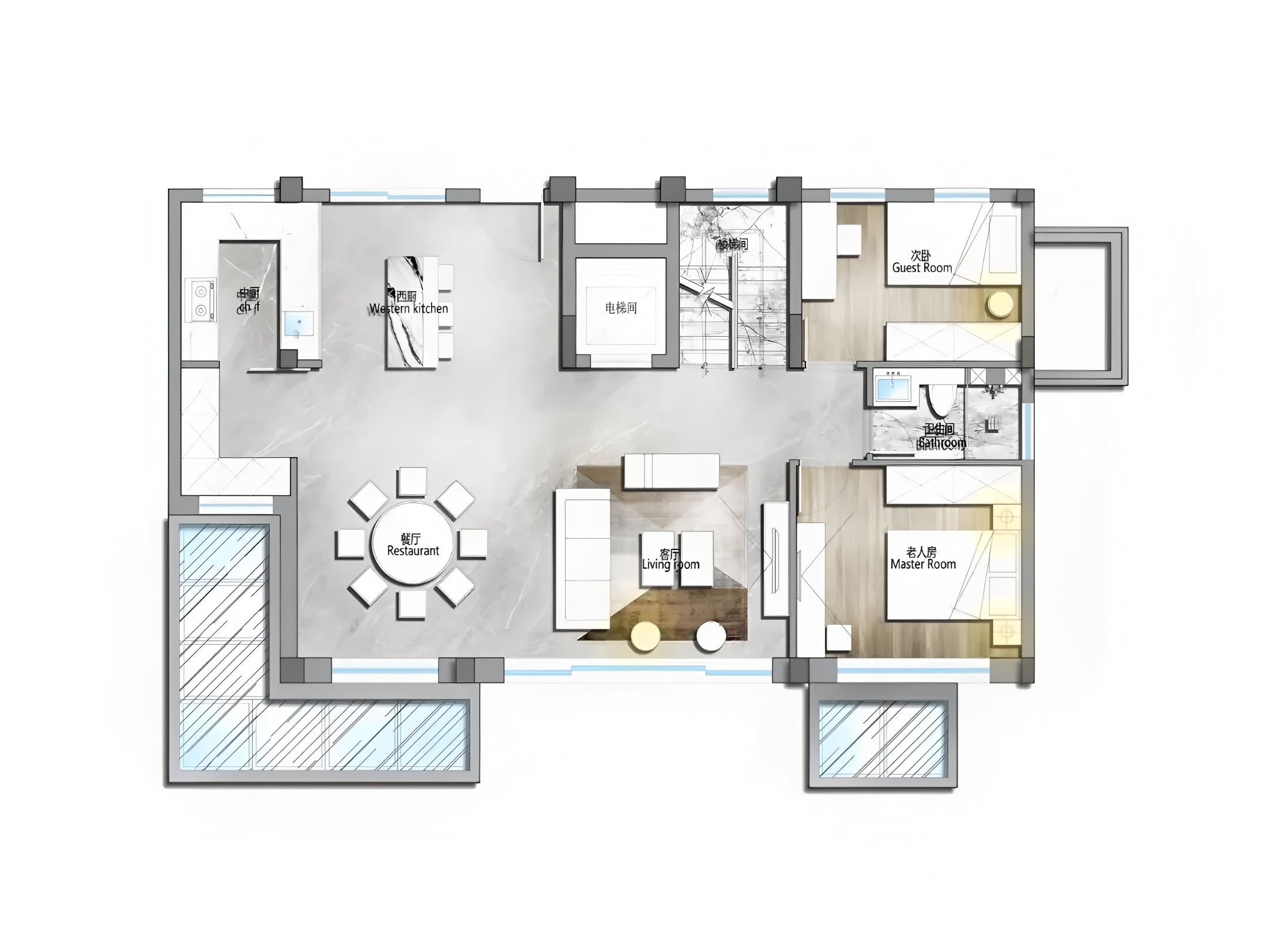 上海520m²无界艺邸丨中国上海丨栖檐设计-63