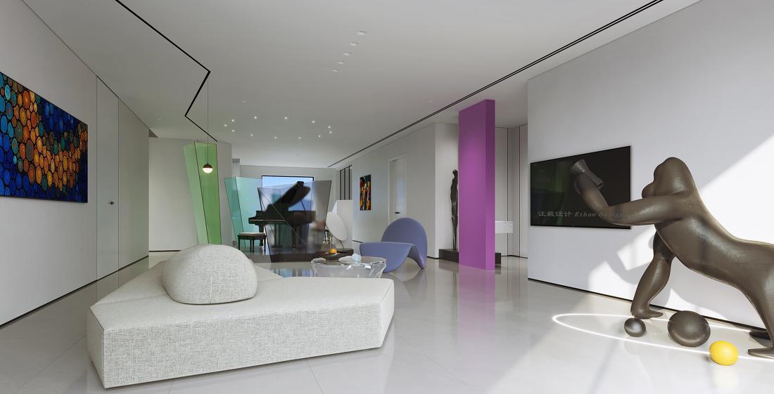 梦之矩阵 · 海景大平层空间设计-4