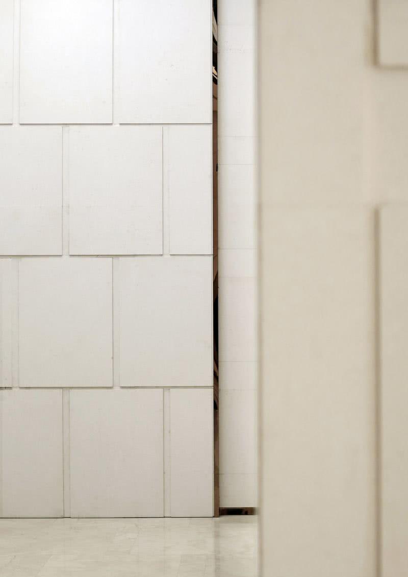 铜锣湾广场甲级办公楼大堂——简约现代，通透挺拔，玫瑰金点睛-14