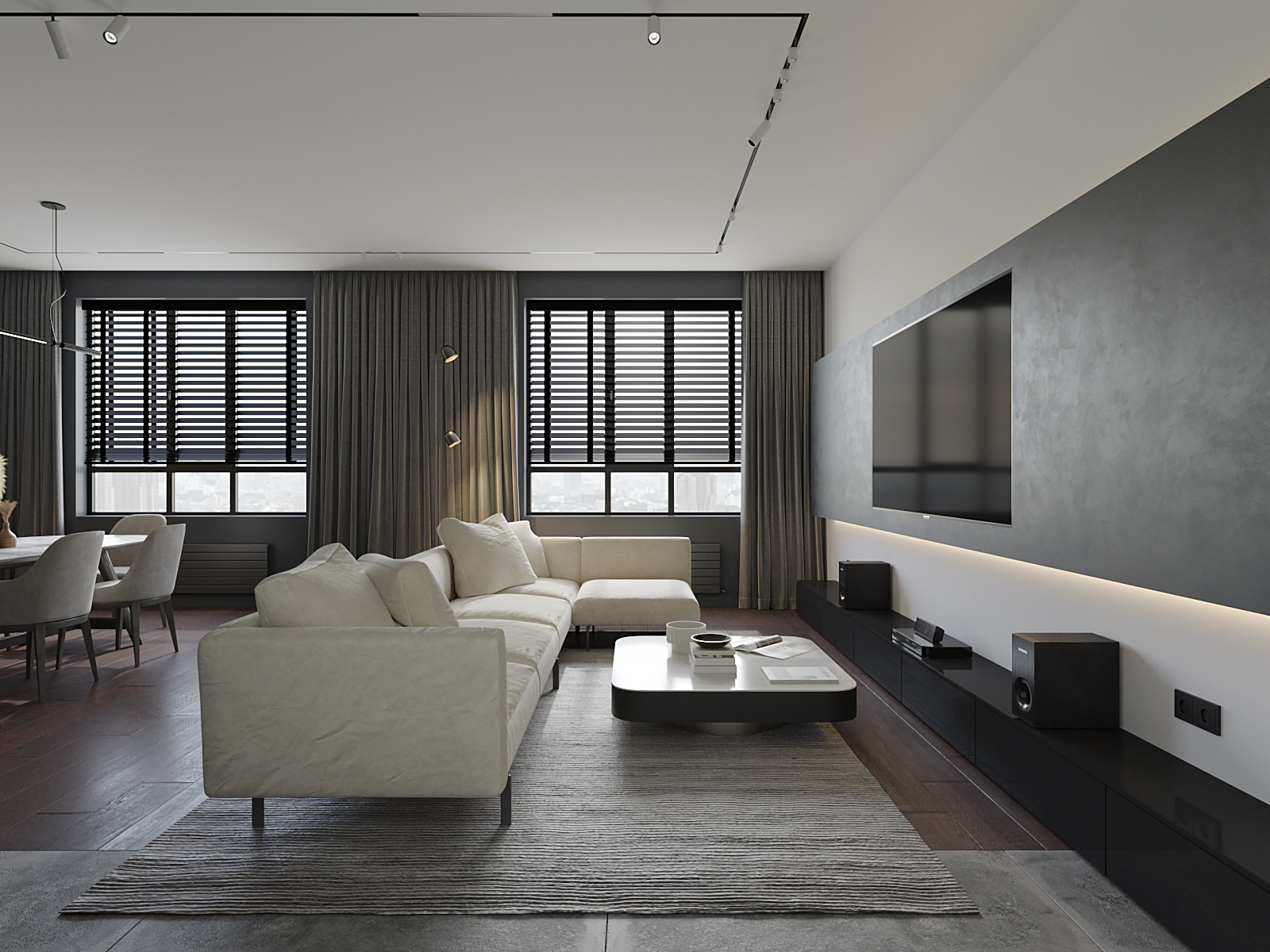 客厅和厨房设计-7