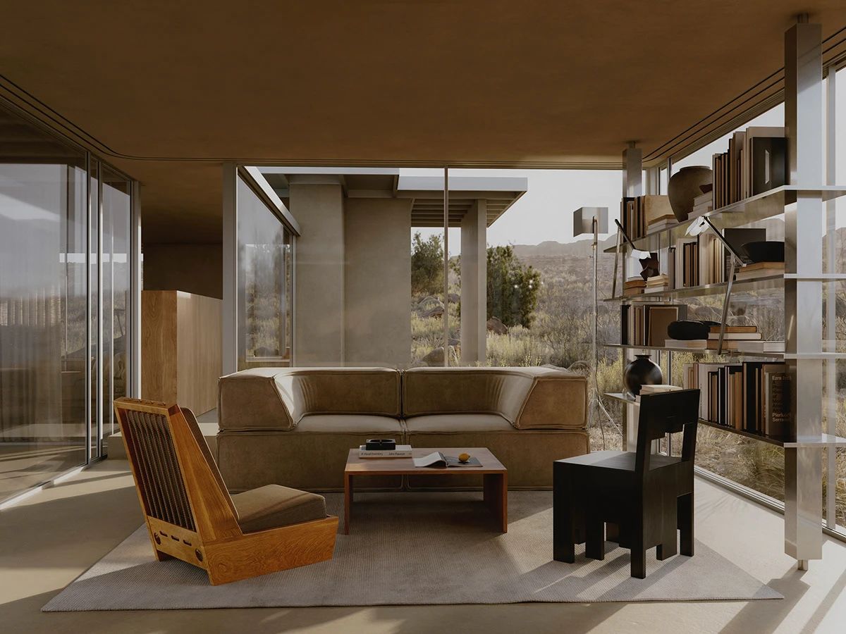 柔和典雅的自然之美，知名设计师打造原始风情住宅-9