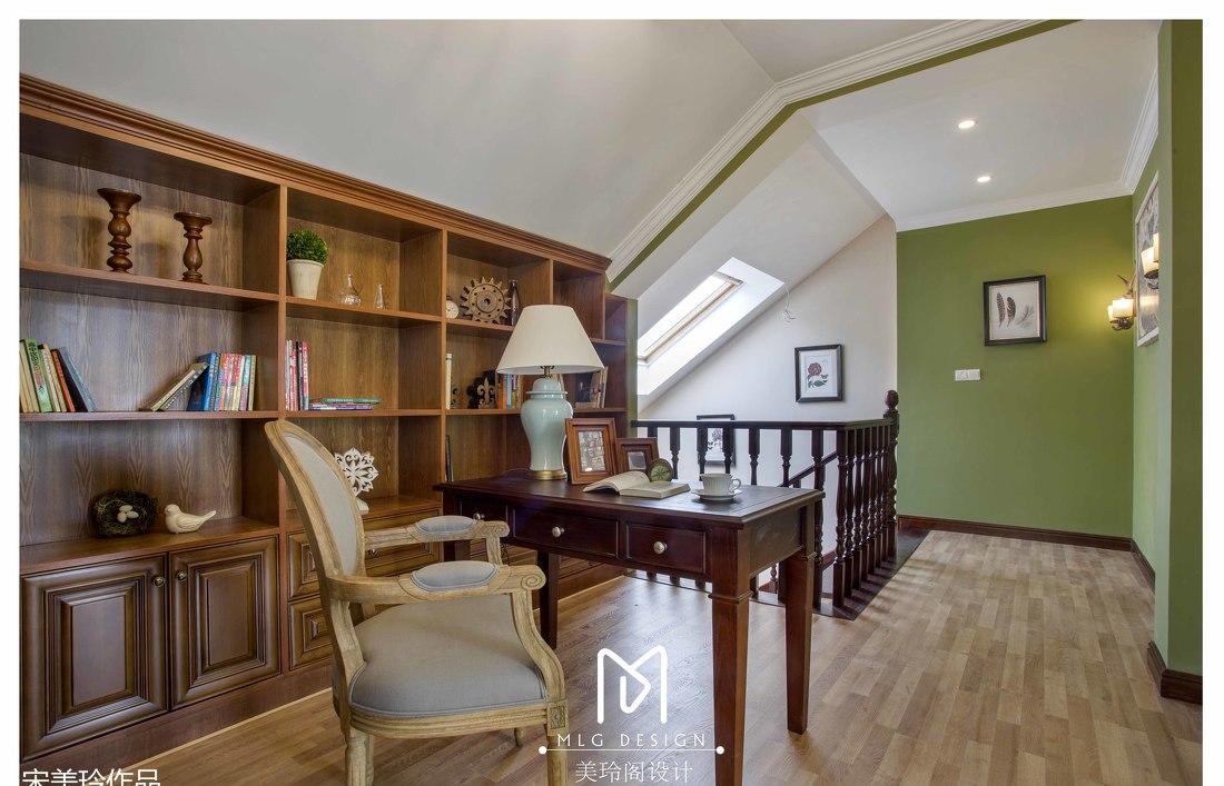 MLG美龄阁设计事务所丨别墅丨MLG美龄阁原创设计--美式温馨-温暖时-9