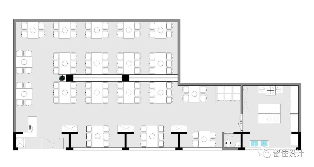 潮仙蒸锅 | 简约工业风的海鲜餐厅设计-31