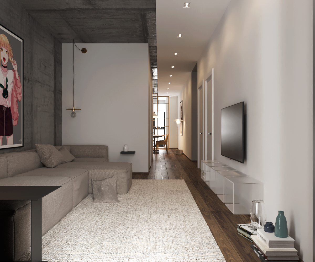 “pikabu” 简约二人居  Room Design Buro-0