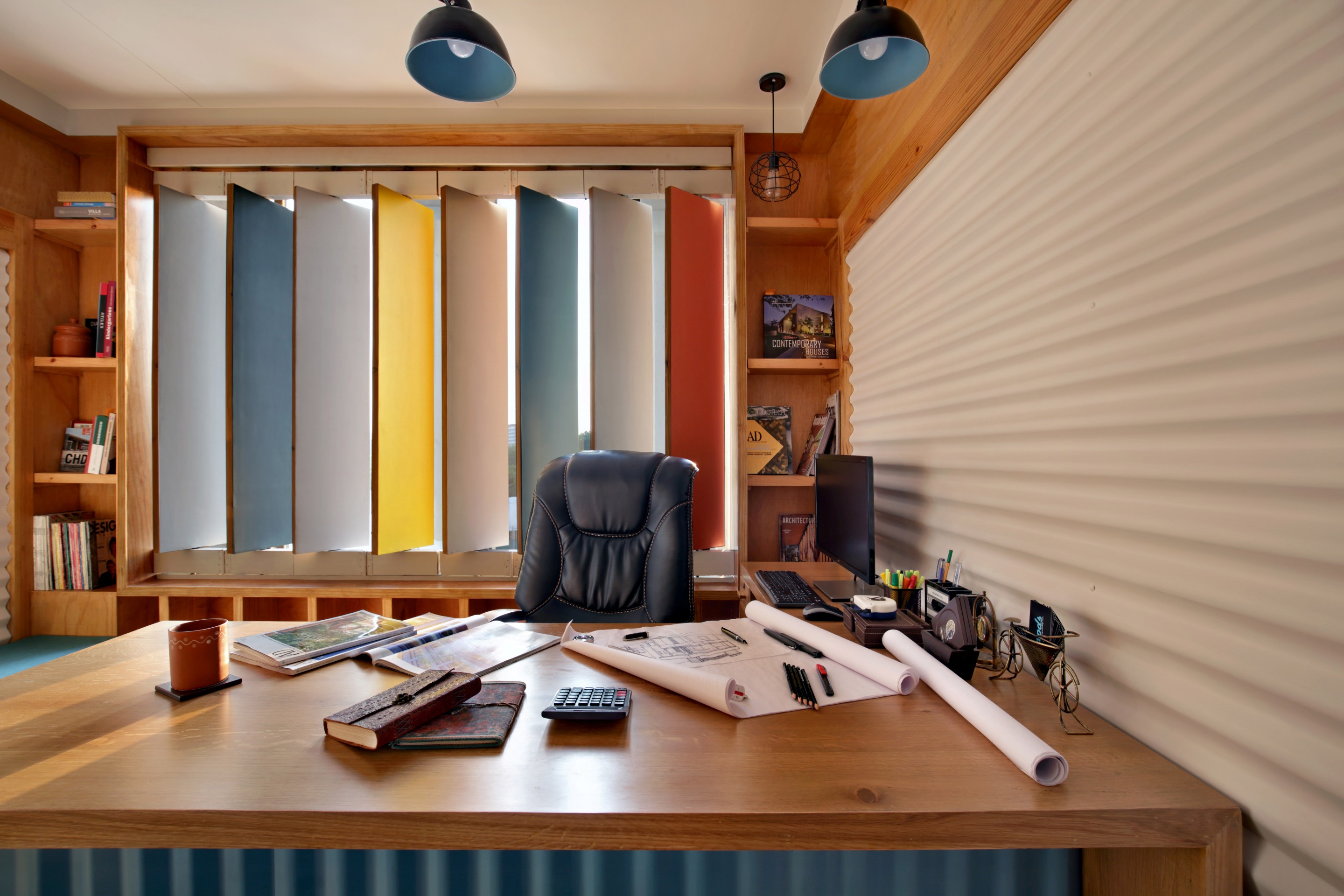 曼诺·帕特尔设计室的绿色可持续办公空间-19