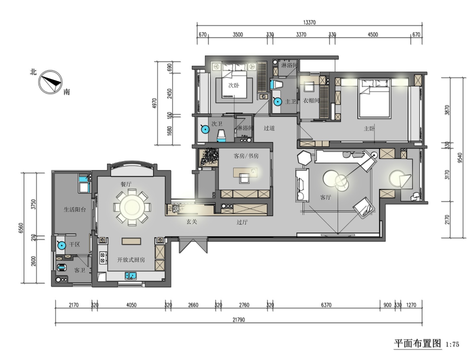 刘树煌设计总监的简约高级灰住宅设计-27