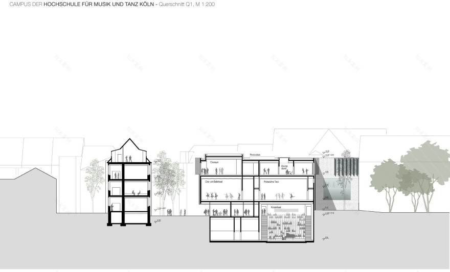 科隆音乐与舞蹈大学校园扩建-16