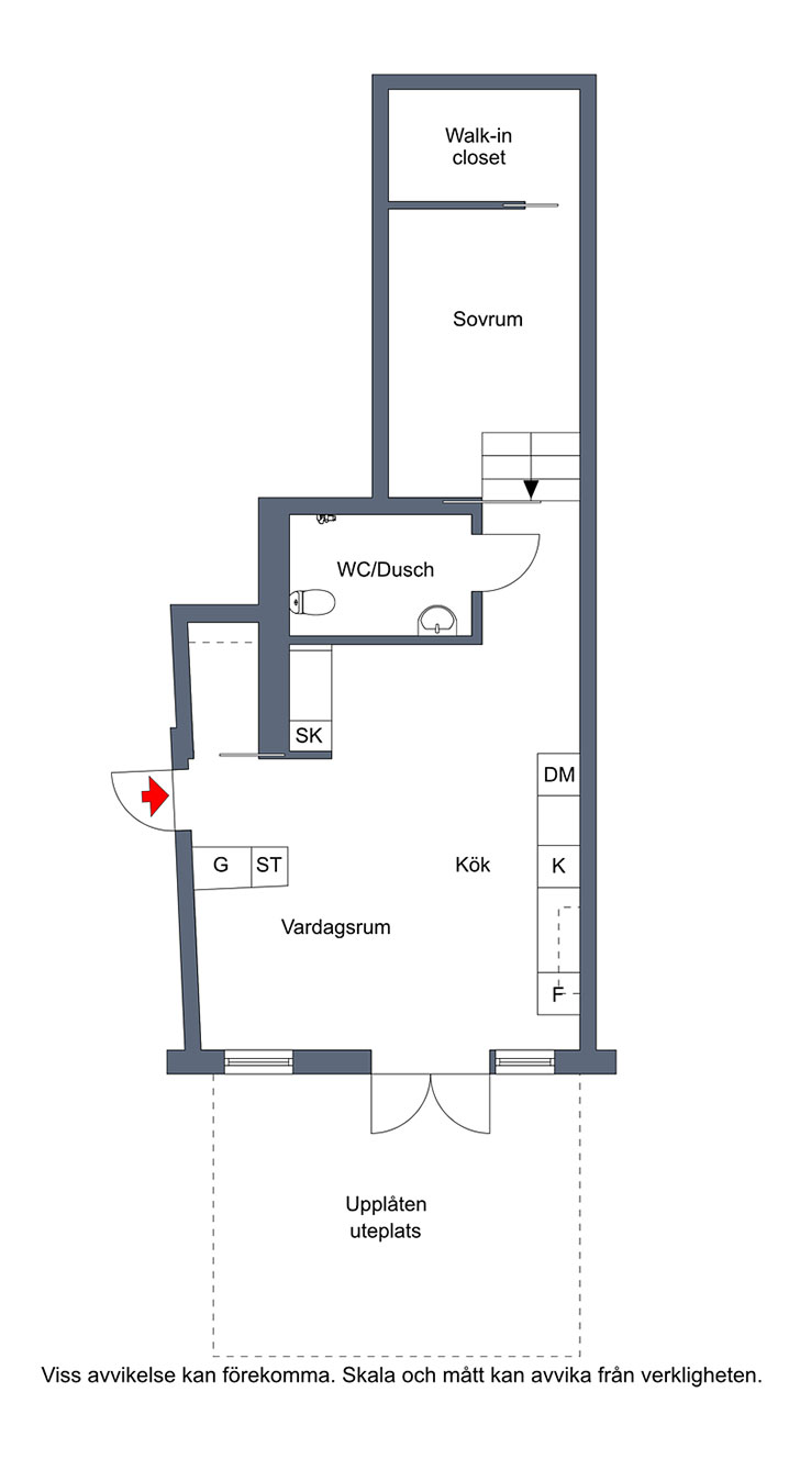 斯德哥尔摩 51 平米灰色 blue 公寓 | 独特色彩搭配营造温馨北欧风-20