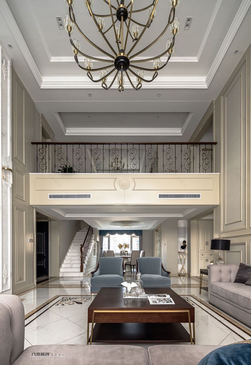 淄博华侨城 300㎡复式,「娜样年华」演绎复古风情-28