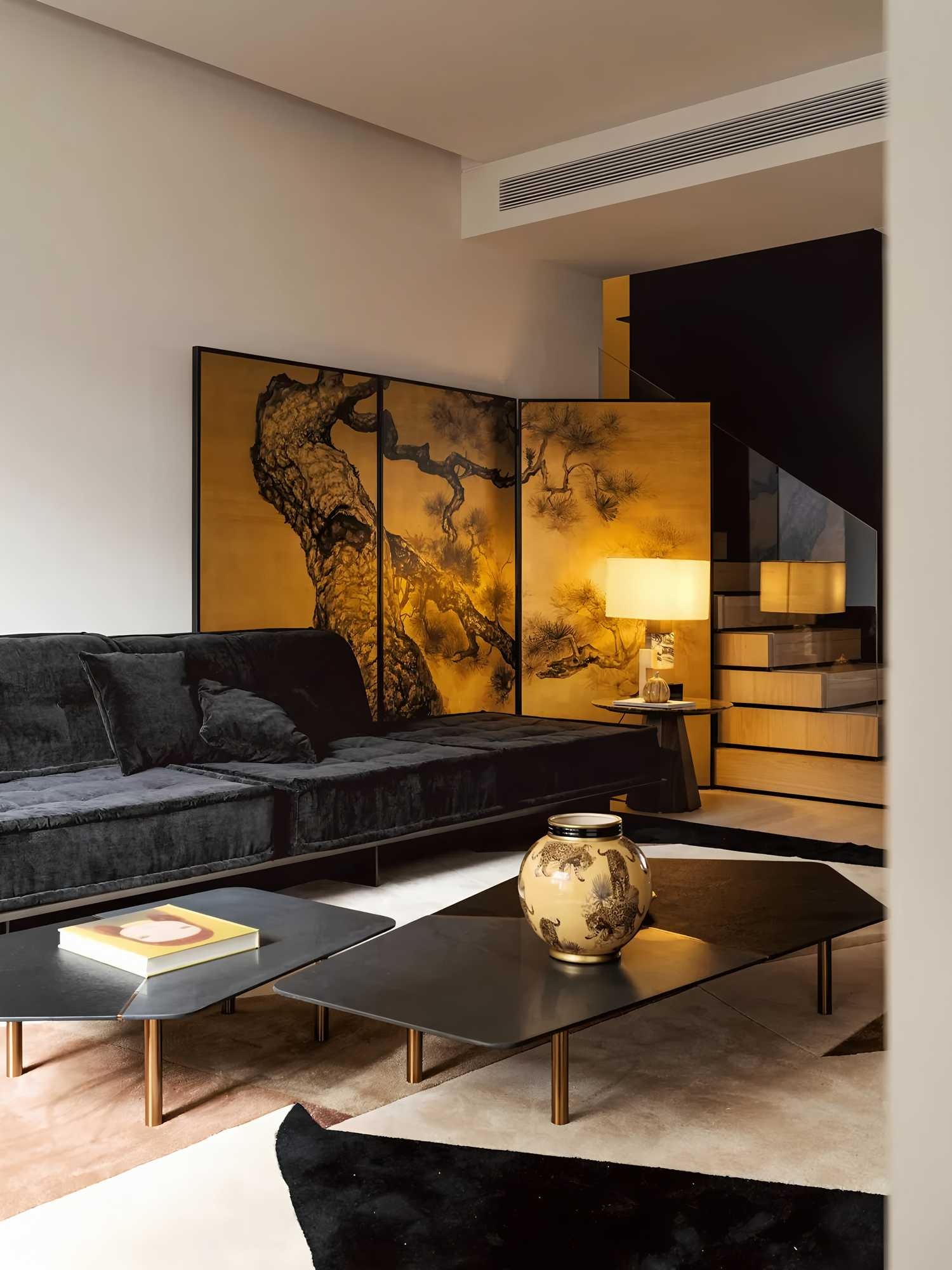 东方诗意美学的现代演绎丨中国成都丨成都集伽室内设计有限公司-0