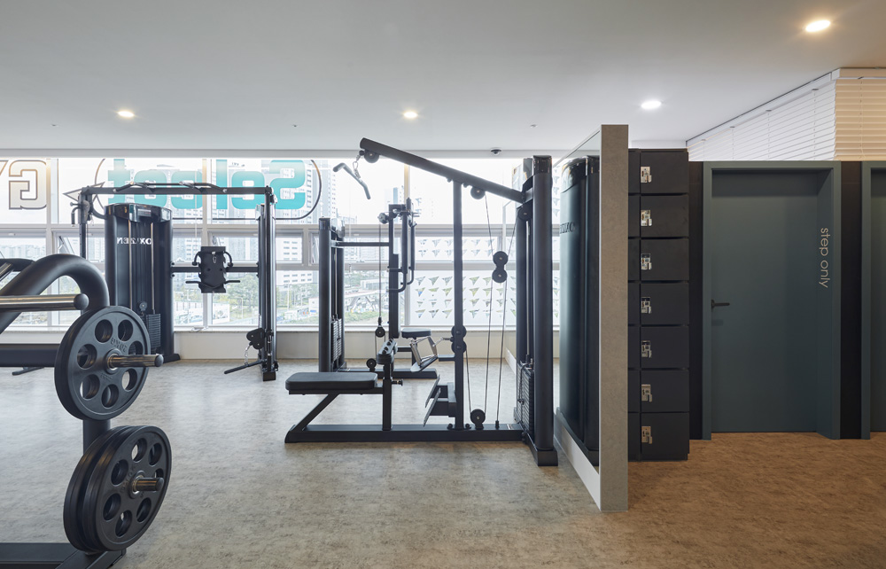 简约 38 平南杨州健身房设计-8