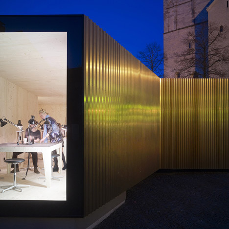 Golden Workshop by modulorbeat and Münster School of Architecture students | Dezeen-46