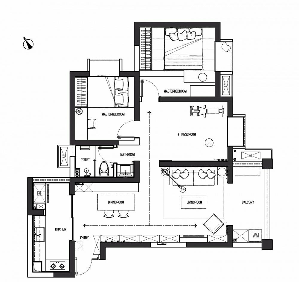融合日式简约风,打造年轻人的专属潮居-6