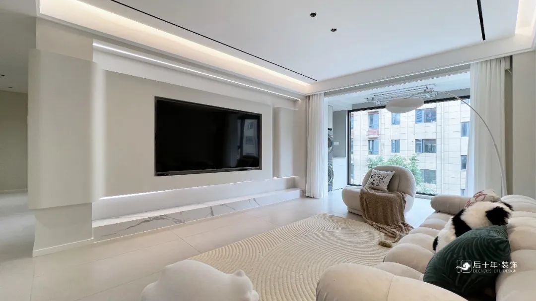 奶油风住宅丨中国盐城丨后十年装饰-13