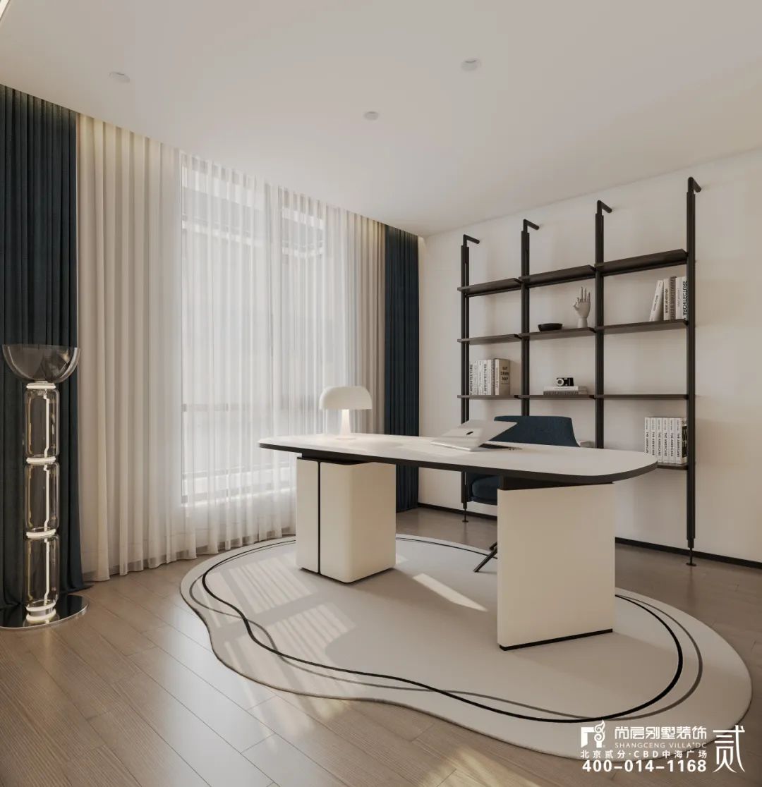 全案整装 | 350㎡现代简约居所，闯入城市间的静谧之境！-47