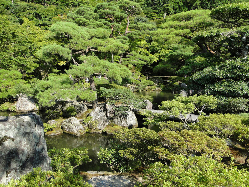 京都金阁寺银阁寺庭院景观及建筑丨日本京都-15