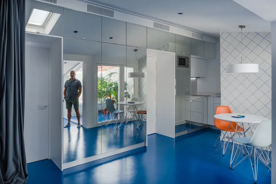 马德里市中心的明亮海滩屋丨西班牙马德里丨gon architects-39