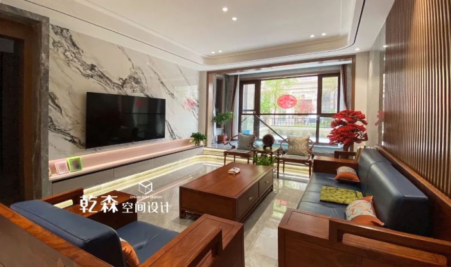 秋风杲杲 · 新中式居住空间的自然之美丨中国包头丨乾森空间设计-16