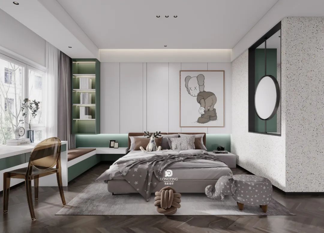 绿城御园现代轻奢别墅设计丨李海涛&詹金英-78