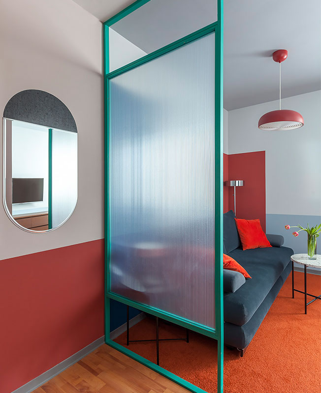 莫斯科58.8㎡色彩缤纷的出租公寓  M.Buro-2