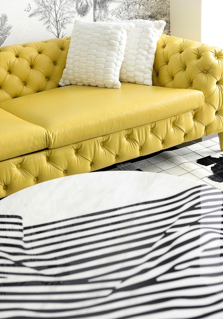 幸福格调平层家居,克莱因蓝帝国黄的时尚盛宴-7