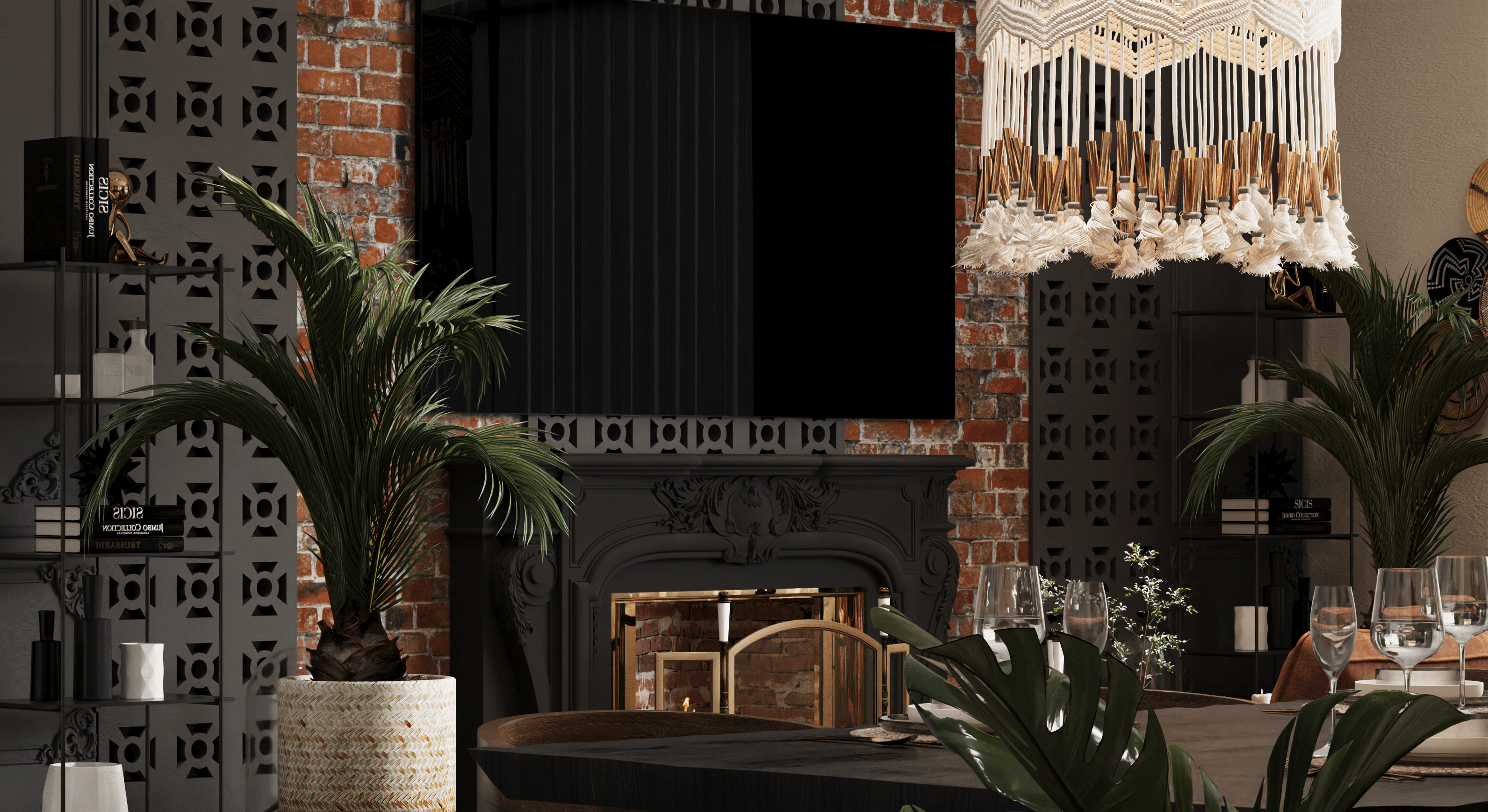 波西米亚风格温馨客厅内饰丨KA INNOVATIONS-13