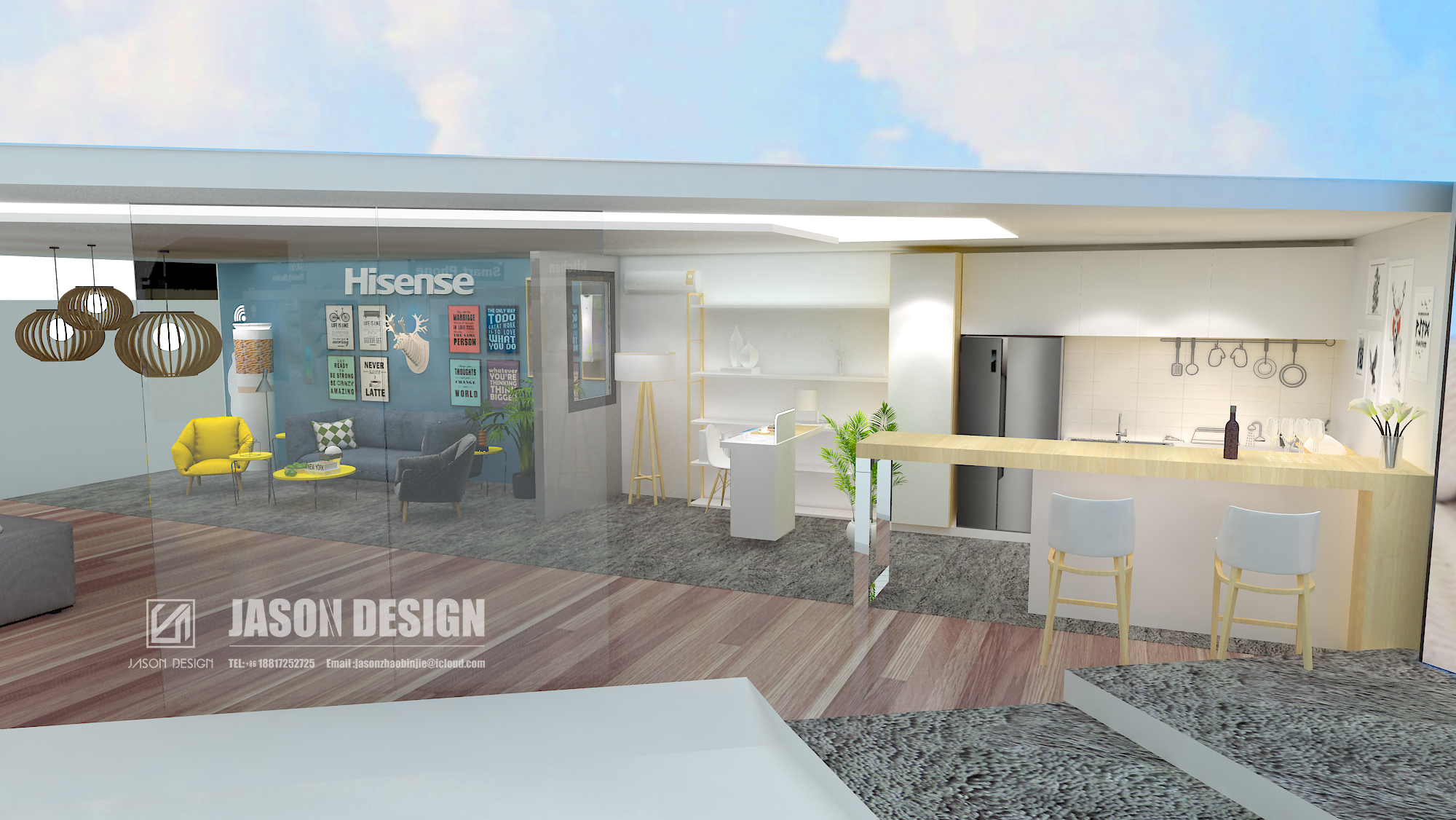 2017 年中国上海 AWE 海信展厅设计丨Jason zhao,YOYO pan-16