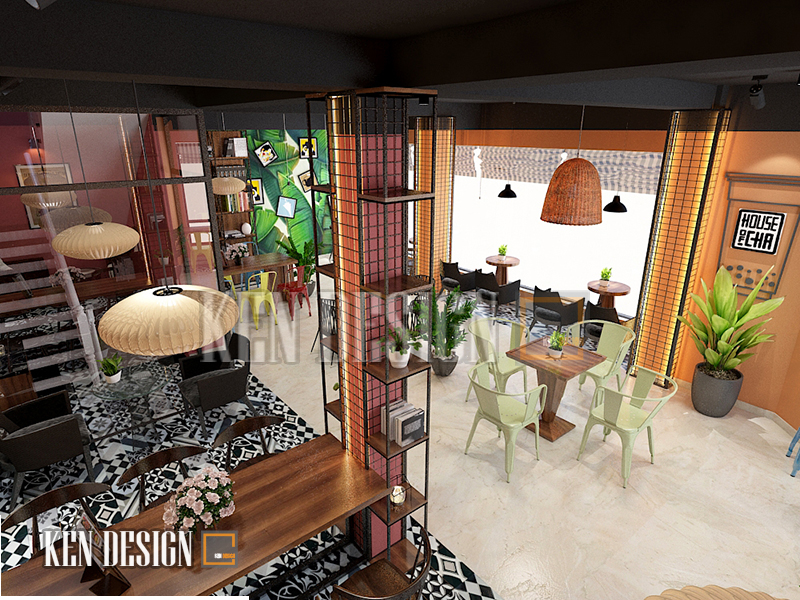 House of Cha Phan Văn Trường奶茶店室内设计丨Kendesign-10