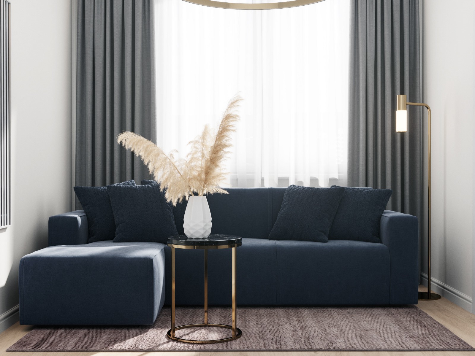 圣彼得堡 58 平米现代小公寓 | 精致简约的艺术空间-4