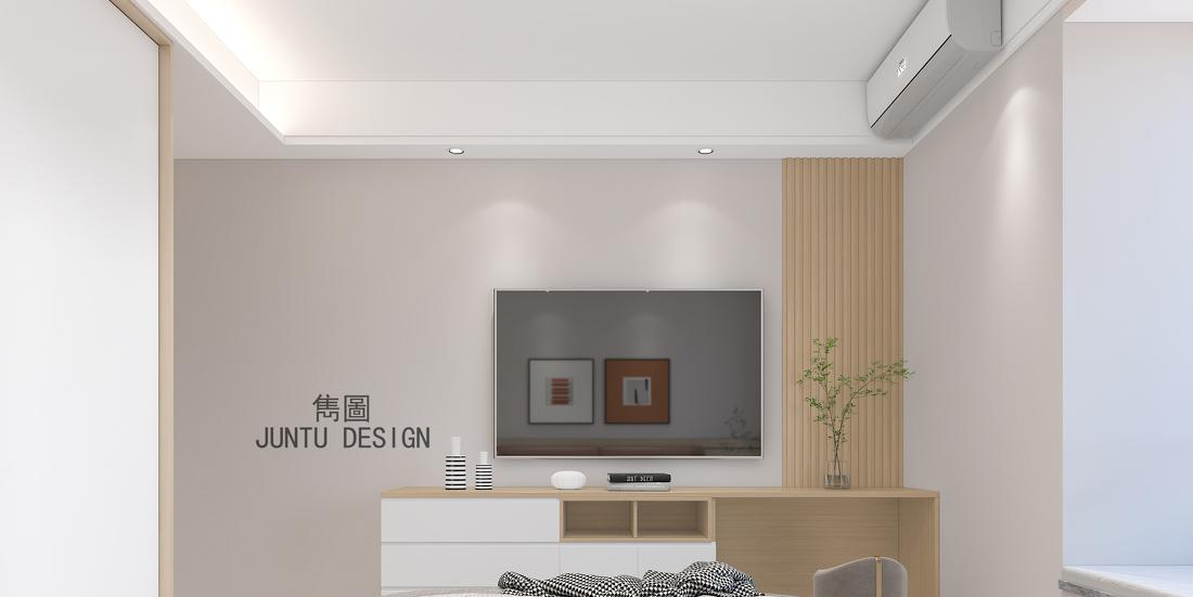 广州南沙碧珑湾 115m²日式原木风家居设计丨中国广州-25