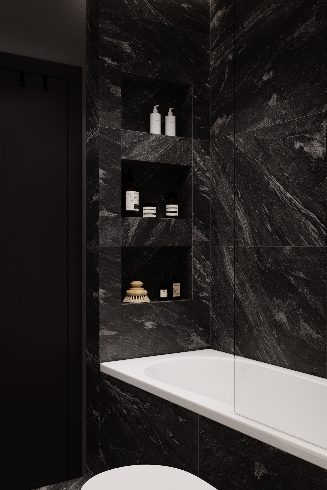Minimalism apartment - 3D visualization-28